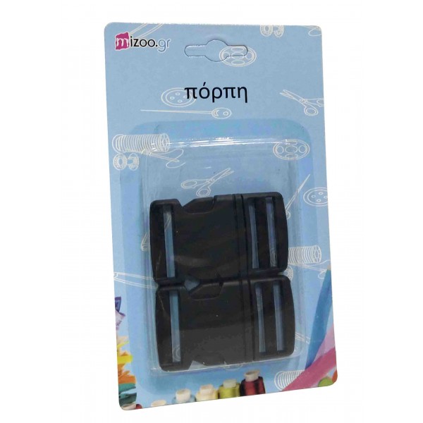 ΠΟΡΠΗ ΔΙΠΛΗ ΠΛΑΣΤΙΚΗ ΜΑΥΡΗ 2TMX 1222-06